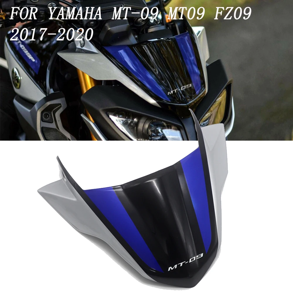 Аксессуары для мотоциклов YAMAHA MT-09 MT09 FZ09 2017 2018 2019 2020, дефлектор воздушного потока на лобовом стекле0