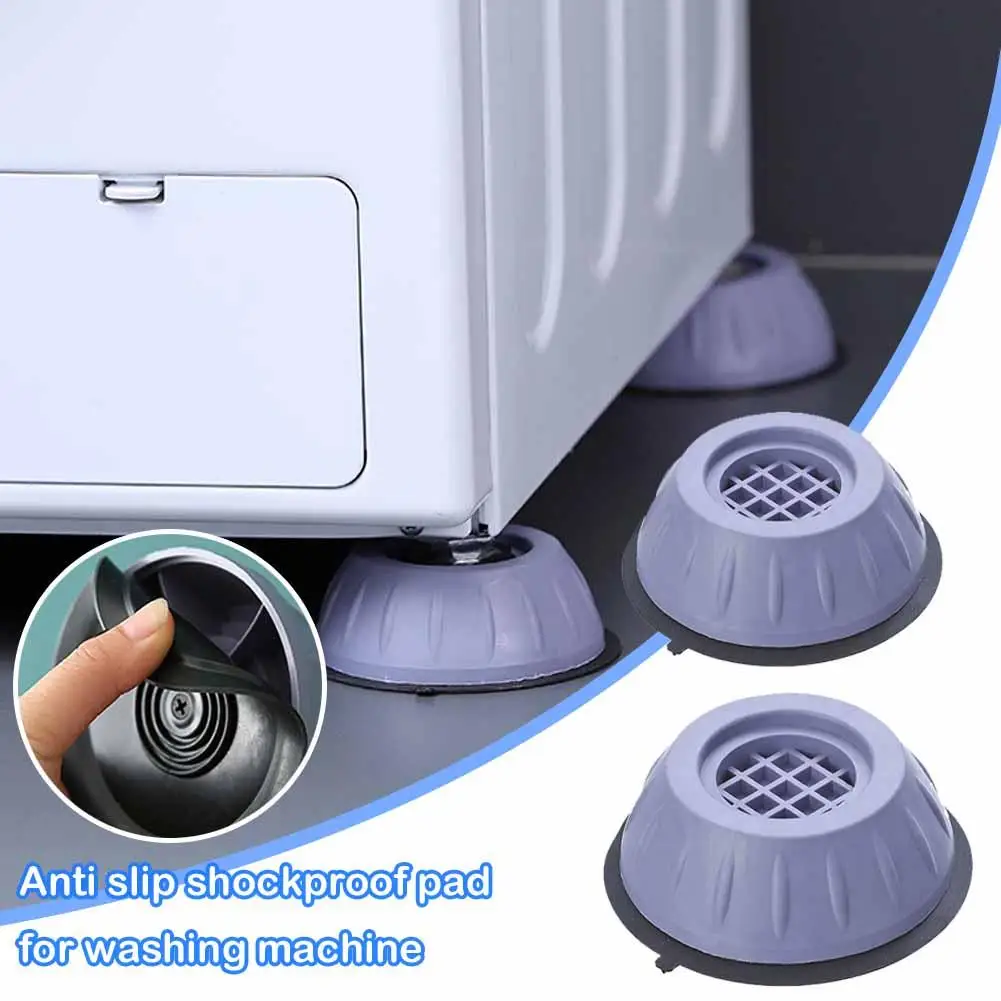 Для стиральной машины 1/2 /4шт Противоскользящие противоударные накладки для ног, пониженный уровень шума, вибрация, Резиновый коврик, Амортизаторы для мебели для холодильника0