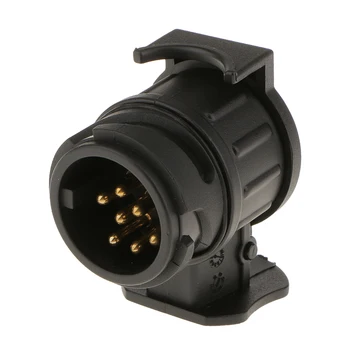 13-контактный адаптер для короткого буксировочного гнезда черного цвета