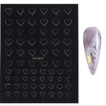 2 шт. Нежная наклейка для ногтей с ручной росписью, Аксессуары для нейл-арта, экологически чистые, долговечные