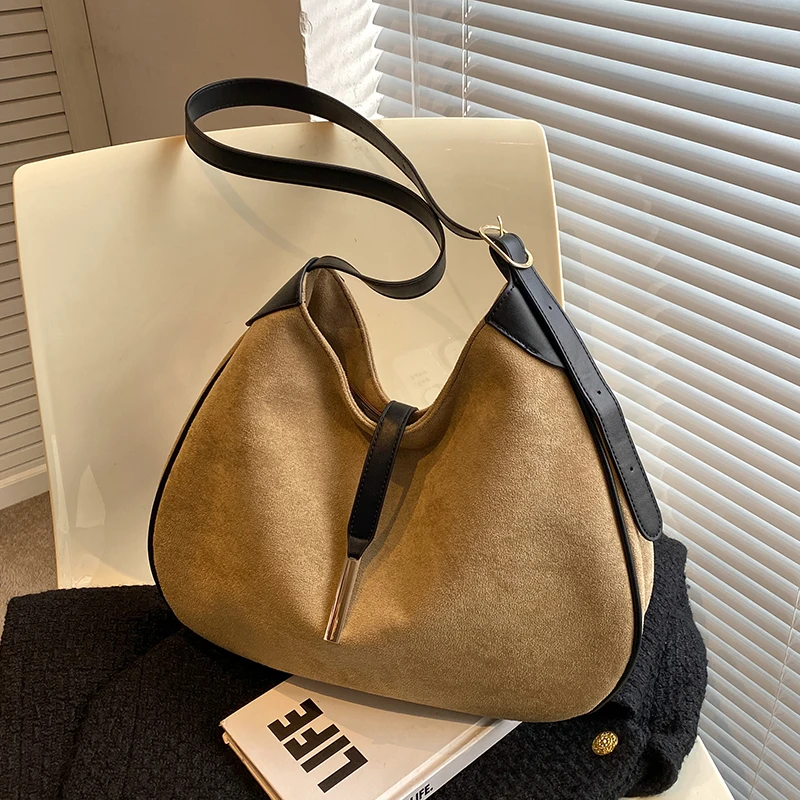 Зима 2023 для женщин Sac A, дизайнерские сумки, винтажные замшевые сумки через плечо, женские сумки-тоут, сумка для покупок, сумка через плечо1