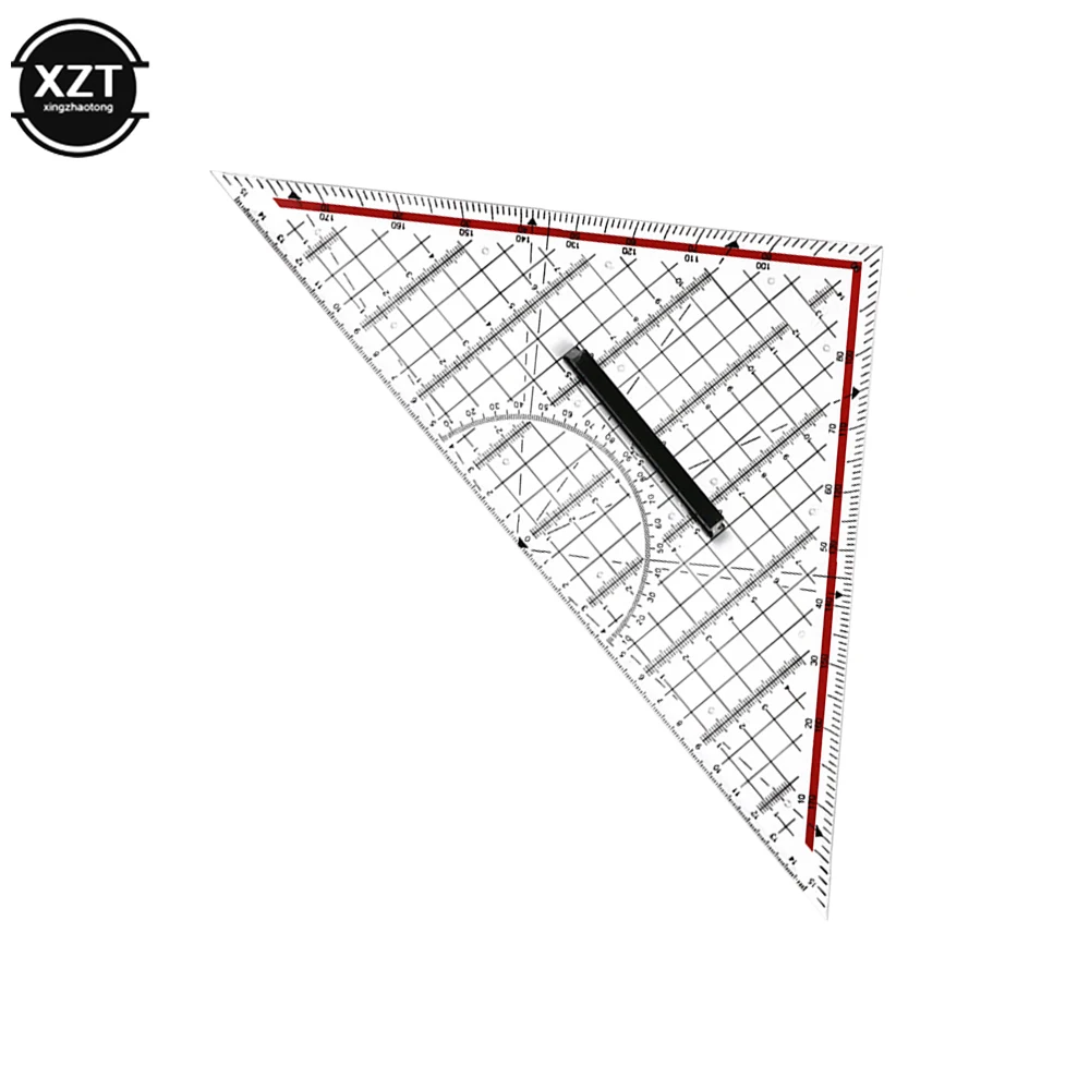 30-сантиметровый транспортир с треугольной линейкой Инструмент для рисования с ручкой Многофункциональная линейка для рисования Офисные учебные пособия1