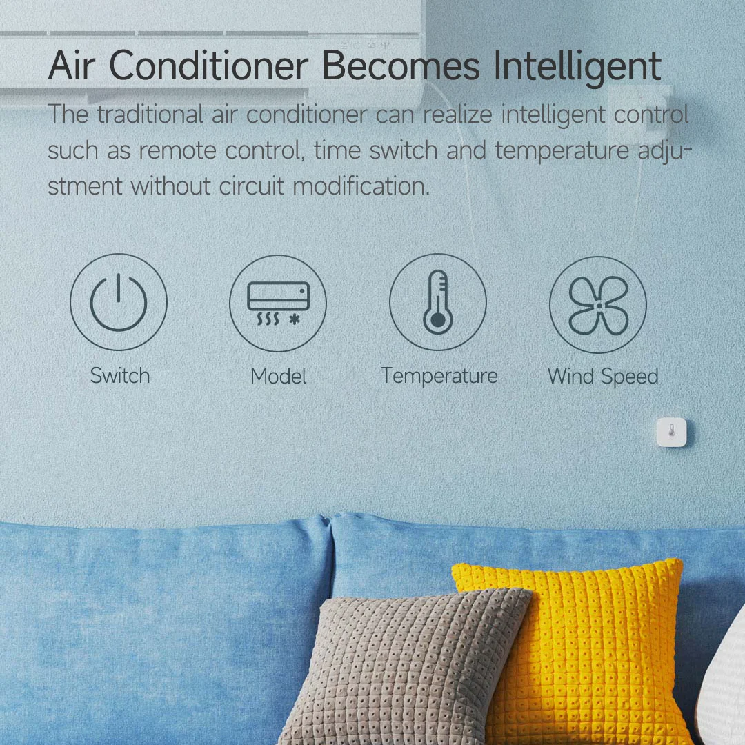 Новый Aqara P3 Smart Air Conditioning Companion Sensor Gateway Поддержка Дистанционного управления Zigbee 3.0 Работа с приложением Homekit Mihome1