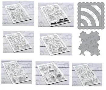 2022 Новый прозрачный силиконовый штамп / печать для DIY, скрапбукинга / фотоальбома, Декоративный прозрачный штамп A0175
