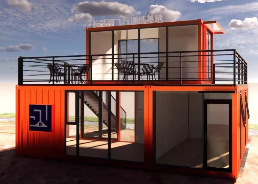 Сборный гостиничный контейнер IOT House, каркас из сборных стальных конструкций класса люкс, жилой модуль Smart Box2