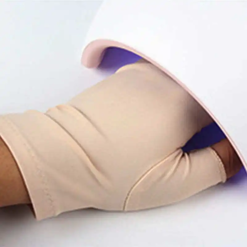 Профессиональные хлопчатобумажные перчатки с защитой от ультрафиолета для ногтей, перчатки для маникюра, инструменты для ногтей2