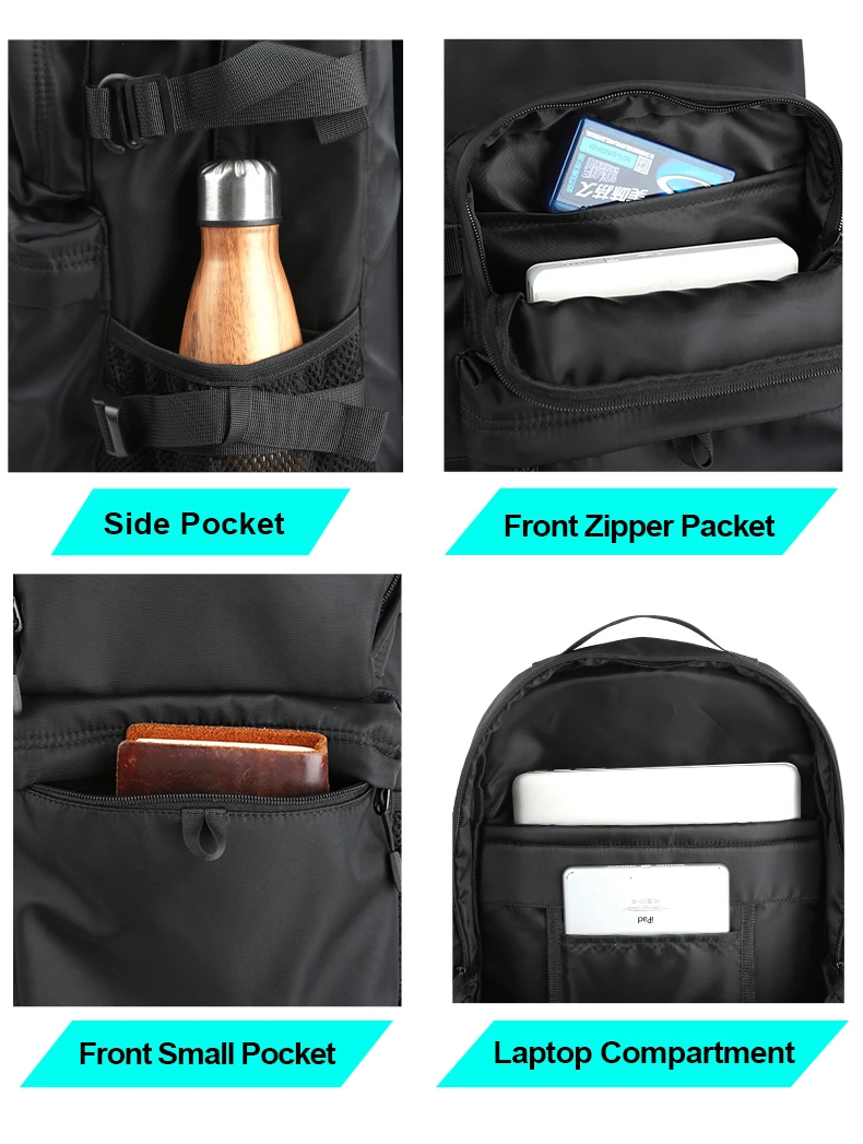 Хорошо продается Повседневный мужской рюкзак в уличном стиле, 17-дюймовый рюкзак для ноутбука большой емкости, школьный рюкзак для университетского колледжа3