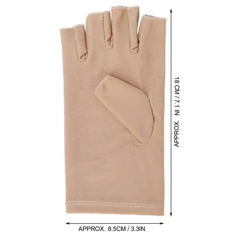 Профессиональные хлопчатобумажные перчатки с защитой от ультрафиолета для ногтей, перчатки для маникюра, инструменты для ногтей3