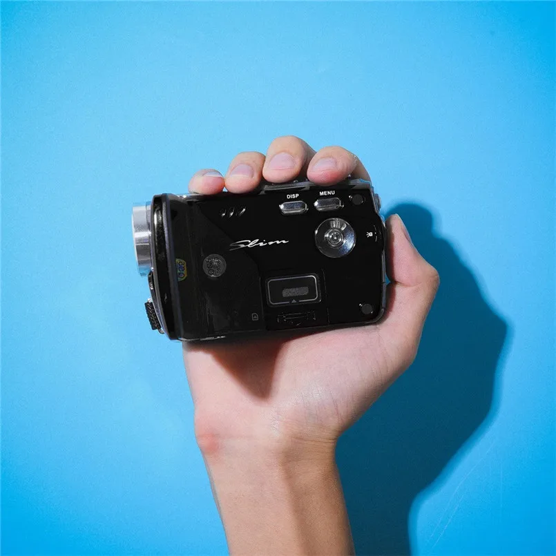 Светодиодная Вспышка Видеокамеры HD 720P Портативной Цифровой Камеры с 4-кратным Цифровым Зумом 2,0-дюймовый TFT ЖК-экран 40AP10 Smart Home Vlog Camera5