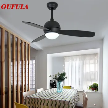 ANITA Современные потолочные вентиляторы с дистанционным управлением 110 В 220 В Домашний декор для гостиной Спальни ресторана