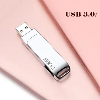 BanQ MAX USB Флэш-накопитель 64G Металлический Флешка Высокоскоростной USB3.0 Memory Stick 128G флеш-накопитель Реальной емкости 256G USB Flash U disk32G