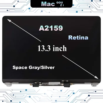 GOUZI Совершенно НОВЫЙ для Apple MacBook Pro Сменный полноэкранный Совместимый A2159 2019 года выпуска EMC3301 661-12829 Retina ЖК-дисплей