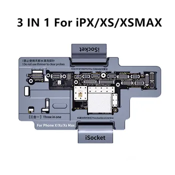QIANLi iSocket 3 в 1 Тестовое Приспособление Для Материнской Платы iPhone X XS MAX Logic Board Диагностический Тест Инструменты Для Ремонта Без Пайки