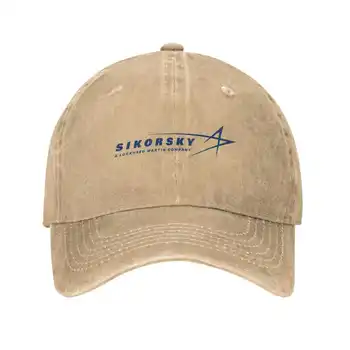 Джинсовая кепка с логотипом Sikorsky Aircraft высшего качества, бейсболка, вязаная шапка