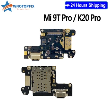 Для Mi 9T Pro Порт Зарядки Печатная Плата USB-Док-станция для Зарядки с Микрофоном Гибкий Кабель Для Xiaomi Redmi K20 Pro