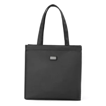 Женская модная сумка через плечо, сумка большой емкости, сумка-тоут, однотонная повседневная водонепроницаемая нейлоновая ткань, дизайнерский женский кошелек