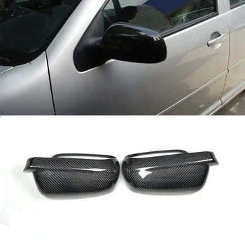 Замена крышки бокового зеркала заднего вида из углеродного волокна ABS для Bora Golf 4 IV MK4 1998-2009