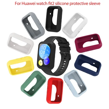 Защитная крышка, аксессуары, силиконовая замена для Huawei Watch Fit 2