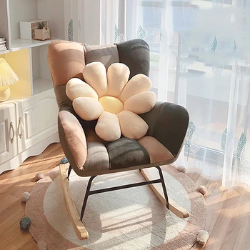 Кресло-качалка Relax Adults Nordic Luxury с одинарной обивкой, Эластичное кресло-качели для руководителей, Эргономичная Промышленная мебель Muebles