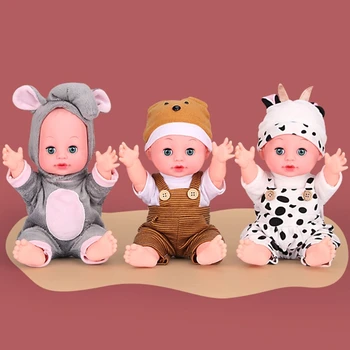 Куклы-младенцы, 13-дюймовые реалистичные куклы с мягким виниловым телом для новорожденных, выглядят настоящими, подходящая игрушка для мальчиков и девочек в возрасте от 3 лет +