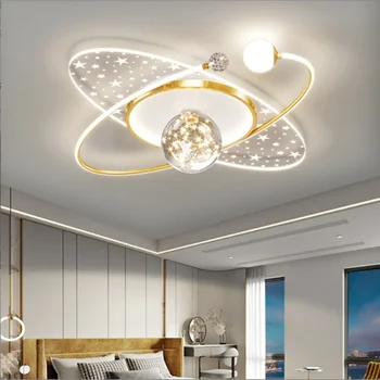 Люстры Современный потолочный светильник для спальни Персонализированная детская комната Gypsophila Креативная светодиодная лампа для украшения интерьера кабинета