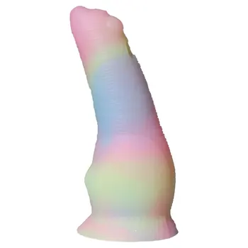 Мягкая силиконовая анальная пробка толщиной 6 см, анальный фаллоимитатор с присоской, светящиеся анальные секс-игрушки для женщин, мужчин, пары, эротический секс-шоп