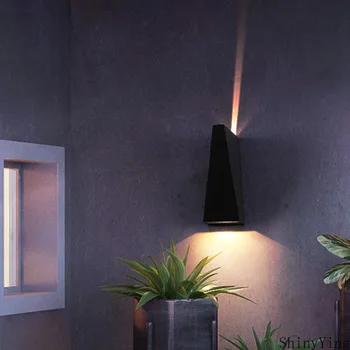 Наружный настенный светильник освещает наружный домашний декор балкона Алюминий IP65
