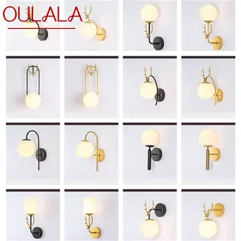 Настенные светильники OULALA Современный светодиодный светильник Креативный Внутренний светильник Декоративный для домашней спальни
