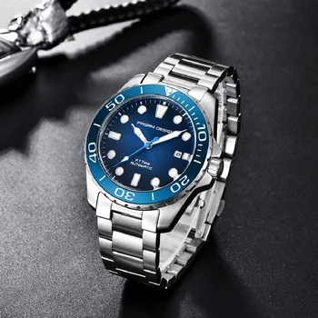Новые роскошные мужские механические наручные часы PAGANI DESIGN От ведущего бренда Водонепроницаемые Автоматические часы Montre Homme из нержавеющей стали