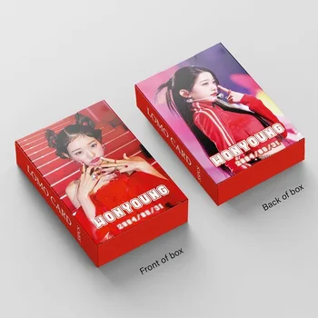 Открытка Kpop IVE Jang Won Young Wave Новый альбом Lomo Card Фотопечать Открытки Плакат с изображением Фанатов Подарки 55 шт./компл.