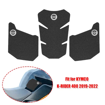 Подходит для KYMCO K-RIDER 400 2019 2020 2021 2022 Бак Наколенник Тяговая Накладка Мотоцикл Протектор Противоскользящая Накладка На Бак Наклейка Газ