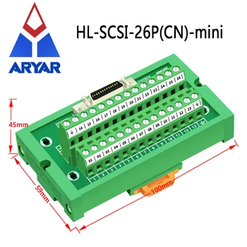 Сервопривод SCSI 26 Разделительная плата 26-контактный Разъем D-SUB с Половинным шагом Разъем SCSI26