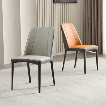 Современный минималистичный дизайнерский домашний стул Итальянский минималистичный ресторанный гостиничный стул Nordic luxury dining chair