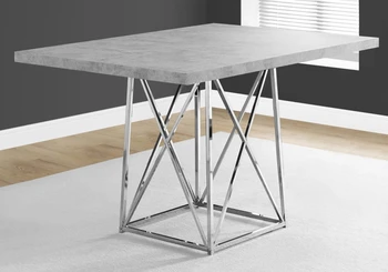 Современный обеденный стол с прямоугольной деревянной столешницей 48 