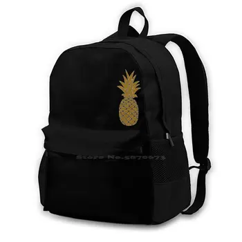 Школьная сумка Gold Pine, рюкзак большой емкости, ноутбук 15 дюймов, Golden Pine, Gold Pine, Pine Star, Gloden, Pine Golden, Golden Fruit